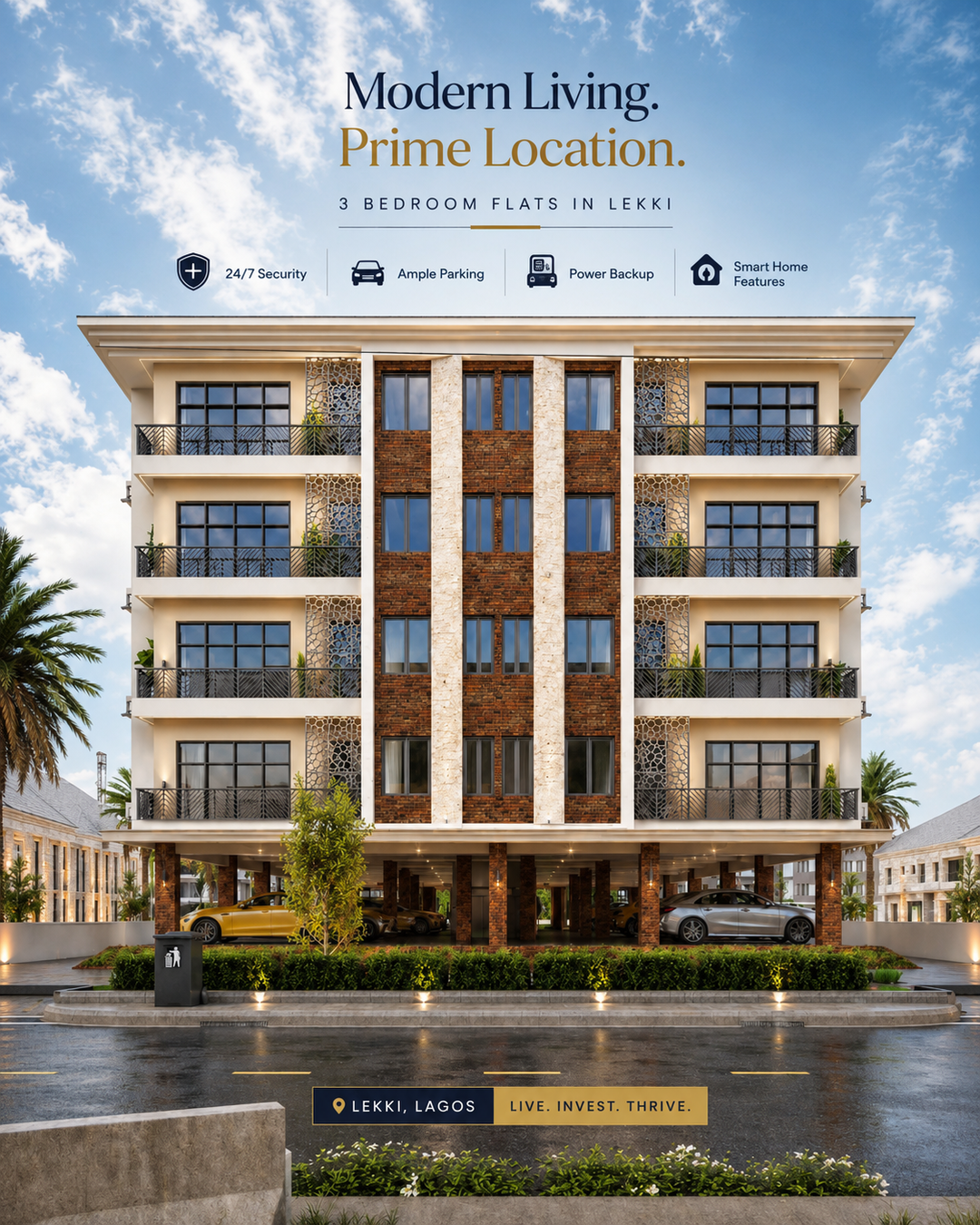 3 Bedroom Apartment for Sale in Lekki Phase 1, Lagos