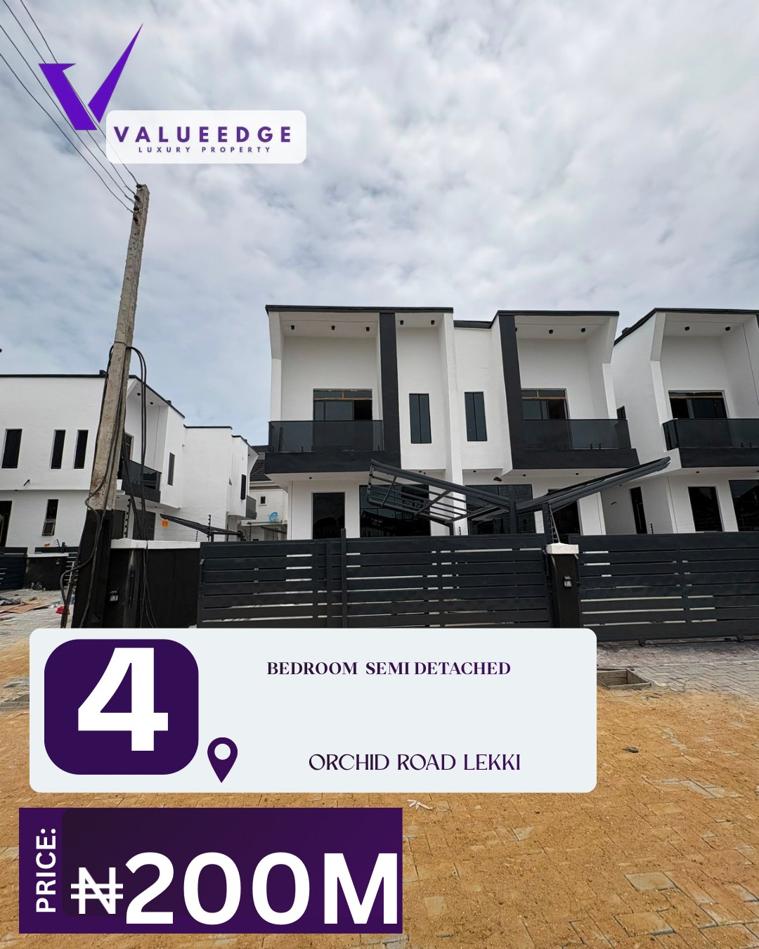 4 Bedroom Duplex for Sale in Lekki Peninsula II, Lagos